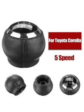 5 Speed Black Car Gear Shift Knob Cover For Toyota Corolla 1.8MT 2007-2013 NEW